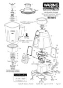 Waring BB340S Parts List and Exploded Diagram